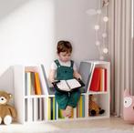 Boekenkast met Zitplaats – Kinderkast 6 Vakken + Kussen, Verzenden, Nieuw