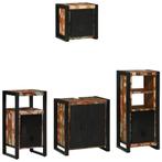 vidaXL Badkamermeubelset met plank 4 pcs Multikleur 55 x 35, Verzenden, Nieuw