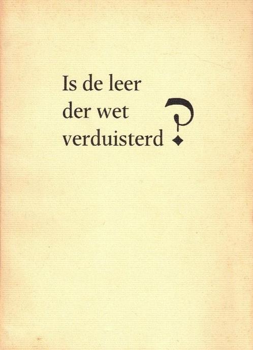 Alderliesten, J.-Is de leer der wet verduisterd?, Boeken, Overige Boeken, Gelezen, Verzenden
