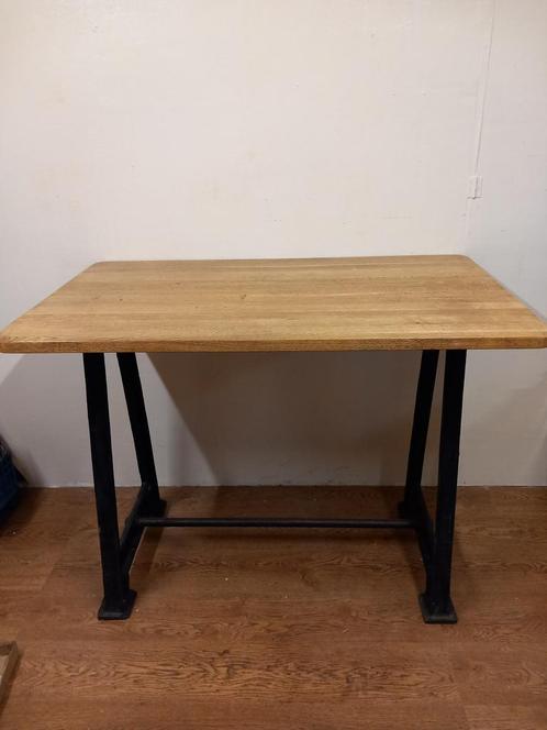 Vintage Bartafel T1366 - 130x80 - Vintage/Café, Huis en Inrichting, Tafels | Eettafels, Ophalen