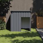 vidaXL Hondenhok met dak antraciet 110x103x109 cm, Dieren en Toebehoren, Hondenhokken, Verzenden, Nieuw
