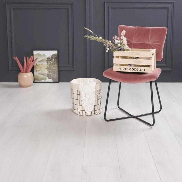 STUNTMAAND | Grijs laminaat v.a. €0,48 p/m², Huis en Inrichting, Stoffering | Vloerbedekking, Wit, Crème, Beige, Bruin, Grijs