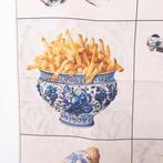 Decoratief stof - Conceptuele kunst in oude porseleinstijl –, Antiek en Kunst