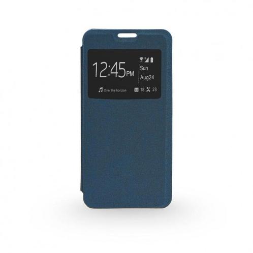 iPhone 8 Plus hoesje - S-View Flexi Window Navy Blue, Telecommunicatie, Mobiele telefoons | Hoesjes en Frontjes | Apple iPhone