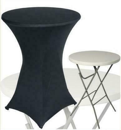 Statafelhoes voor statafel 80 tot 85cm kleur zwart  tafelrok, Zakelijke goederen, Horeca | Meubilair en Inrichting, Horecatextiel