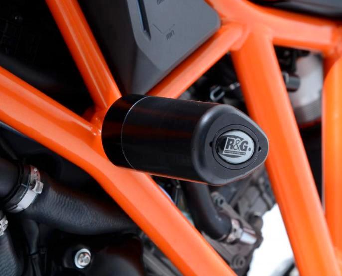 KTM 1290 Superduke R R&G Sliders frame bescherming zwart, Motoren, Onderdelen | Overige, Ophalen of Verzenden