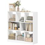 TRUUSK Staande Boekenkast - 8 Planken - 97,5 x 30 x 100 cm -, Huis en Inrichting, Kasten | Boekenkasten, Verzenden, Nieuw