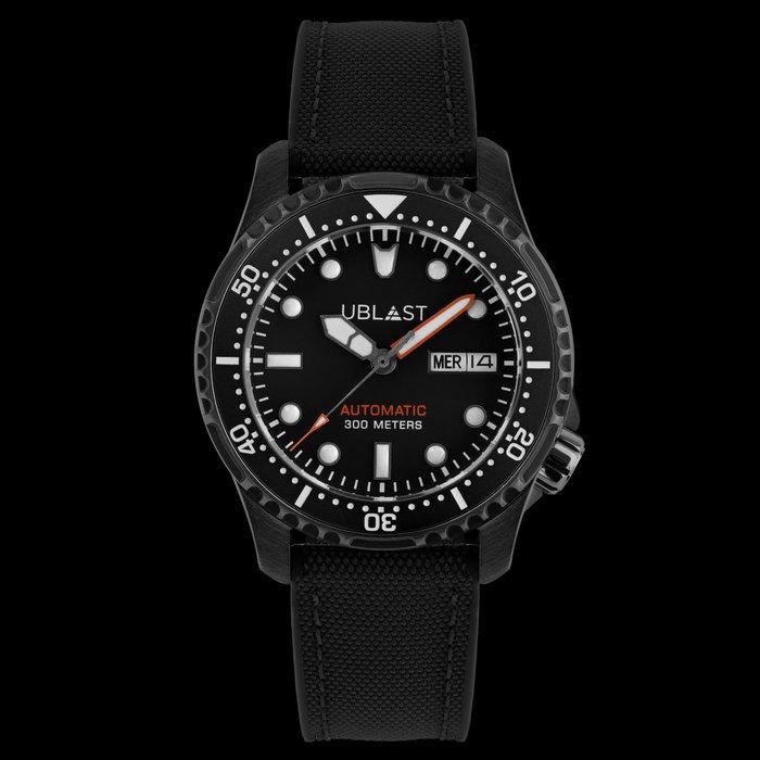 Ublast - Submerged 30 ATM - REF.UBSBM40CBKB - Rubber Strap -, Sieraden, Tassen en Uiterlijk, Horloges | Heren