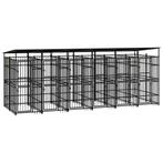 Hondenhok Hondenkennel met dak 5.8x2x2.3m GRATIS verzending