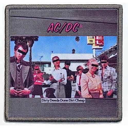 AC/DC Dirty Deeds Done Dirt Cheap patch off. merchandise, Verzamelen, Muziek, Artiesten en Beroemdheden, Kleding, Nieuw, Ophalen of Verzenden