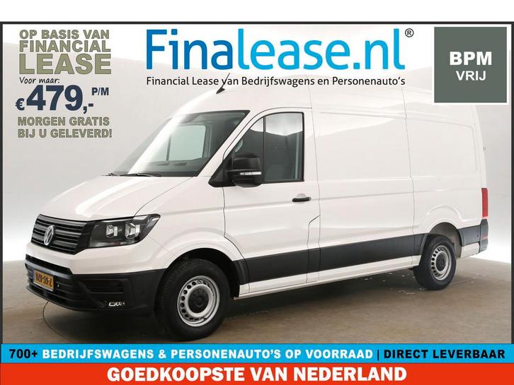 Volkswagen Crafter 30 2.0 TDI L3H3 BPM Vrij 3000KG Trekgew, Auto's, Bestelauto's, Lease, Handgeschakeld, Diesel, Volkswagen, Wit