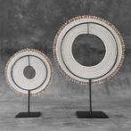 Decoratief ornament (2) - NO RESERVE PRICE - Pair of White