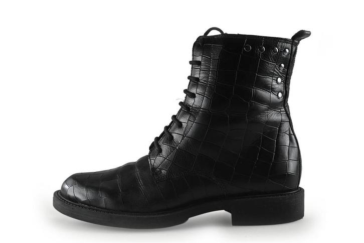 Linea Zeta Veterboots in maat 40 Zwart, Kleding | Dames, Schoenen, Zwart, Zo goed als nieuw, Overige typen, Verzenden