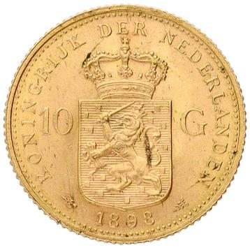 Nederland. Wilhelmina. 10 Gulden 1898 beschikbaar voor biedingen
