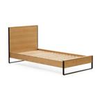 *WOONWINKEL* Kave Home Taiana Design Bedframe Eikenhout Fine, Huis en Inrichting, Verzenden, Nieuw, Bruin