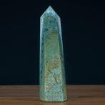 Grote natuurlijke zeer artistieke jaspis - Agaat Obelisk-, Verzamelen, Mineralen en Fossielen