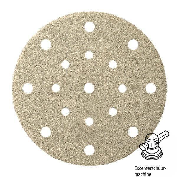 Klingspor Schuurpapier Rond Klittenband 150mm 17 Gats Doos a, Doe-het-zelf en Verbouw, Verf, Beits en Lak, Nieuw, Ophalen of Verzenden