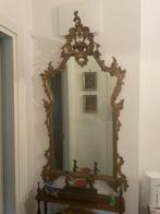 Wandspiegel - Verguld hout, Grande veneziana, Antiek en Kunst