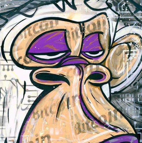 Moabit - Bored Ape Yacht Club X Bored Einstein, Antiek en Kunst, Kunst | Schilderijen | Modern