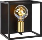 Lucide RUBEN Wandlamp 1xE27 - Zwart, Ophalen of Verzenden, Zo goed als nieuw