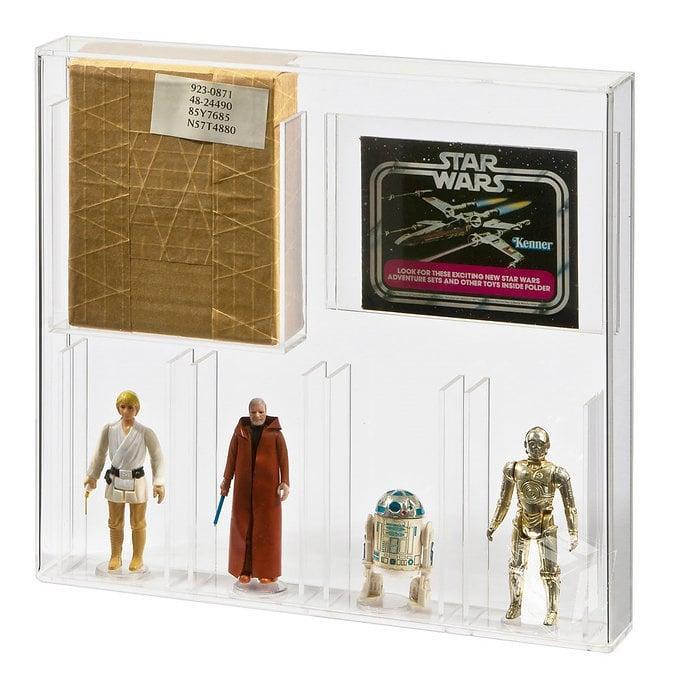 Star Wars/ESB & ROTJ 4 Pack Mailer Acrylic Display Case, Hobby en Vrije tijd, Modelbouw | Figuren en Diorama's, Zo goed als nieuw