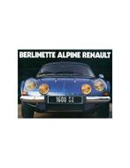 1976 ALPINE BERLINETTE BROCHURE DUITS, Boeken, Auto's | Folders en Tijdschriften, Nieuw, Author