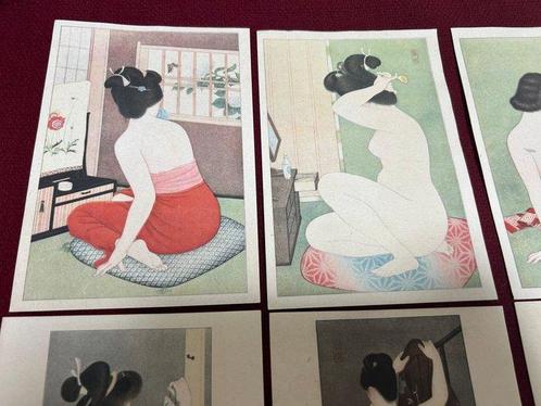 Kik hakkei  (Eight Nude Fragrant Beauties) - unknown, Antiek en Kunst, Antiek | Overige Antiek
