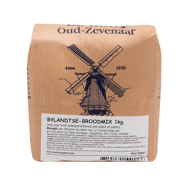 Molen de Hoop Bylandtse Broodmix 1kg, Hobby en Vrije tijd, Taarten en Cupcakes maken, Nieuw, Verzenden