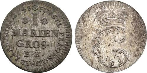 1 Mariengroschen 1748 Ek Braunschweig Wolfenbuettel: Karl..., Postzegels en Munten, Munten | Europa | Niet-Euromunten, Verzenden