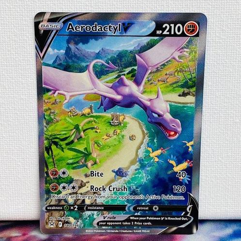 Pokémon Card - Aerodactyl V #180 Lost Origin - Pokémon, Hobby en Vrije tijd, Verzamelkaartspellen | Pokémon