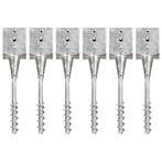Grondpinnen 6st 12x56cm - Stevige Basis | Retourdeal | 42..., Ophalen of Verzenden, Nieuw, IJzer
