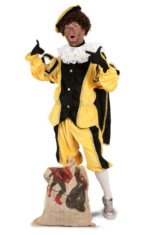 Luxe Piet Kostuum Geel XS-S + Gratis Pietenschmink Pak Piete, Kleding | Dames, Carnavalskleding en Feestkleding, Kleding, Nieuw