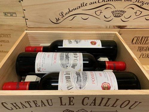 2022 Chateau Le Caillou - Pomerol - 6 Flessen (0.75 liter), Verzamelen, Wijnen