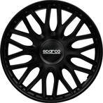 Sparco Wieldoppen Roma - 15-inch - Zwart - Set van 4 stuks, Ophalen of Verzenden, Zo goed als nieuw