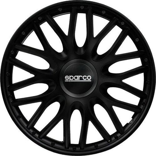 Sparco Wieldoppen Roma - 15-inch - Zwart - Set van 4 stuks, Auto diversen, Auto-accessoires, Zo goed als nieuw, Ophalen of Verzenden