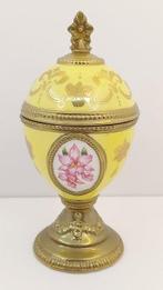 Fabergé/ Franklin Mint Orchid music box - Muziekdoos -, Antiek en Kunst