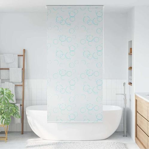 vidaXL Rolgordijn voor douche 120x240 cm bubbel, Huis en Inrichting, Badkamer | Badtextiel en Accessoires, Wit, Nieuw, Verzenden