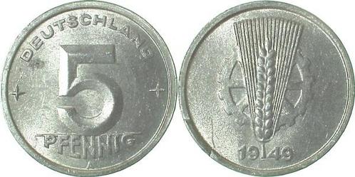 5 Pfennig Ddr 1949a, Postzegels en Munten, Munten | Europa | Niet-Euromunten, Verzenden