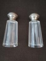 Suikerstrooier (2) - zilver en kristal - Zilveren