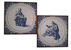 Tegel (8) - Unknown - 1970-1980 - 2 tile tableaux