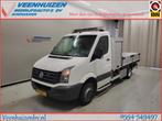 Volkswagen Crafter 2.0TDI 164PK Pick-up + Laadkraan, Auto's, Volkswagen, Wit, Nieuw, Lease