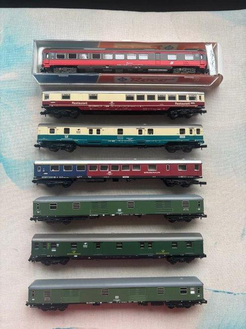 Fleischmann, Minitrix, Roco N - Modeltrein personenwagen (7), Hobby en Vrije tijd, Modeltreinen | N-Spoor