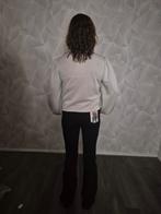 Vest met pofmouwen, Maat 38/40 (M), Verzenden, Beige, Nieuw