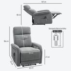 TRUUSK Elektrische Relaxstoel Massagestoel TV-Stoel Met Ligf, Huis en Inrichting, Fauteuils, Verzenden, Nieuw
