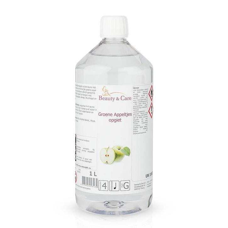 Beauty & Care Groene Appeltjes opgiet 1 L.  new, Sport en Fitness, Sauna, Fins of Traditioneel, Toebehoren, Nieuw, Ophalen of Verzenden