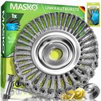 MASKO® Onkruidborstel voor bosmaaier en bosmaaier,, Tuin en Terras, Verzenden, Nieuw