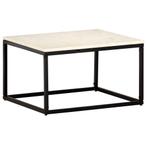 vidaXL Salontafel 60x60x35 cm echt steen met marmeren, Huis en Inrichting, Tafels | Salontafels, Overige materialen, 50 tot 100 cm