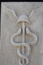 sculptuur, Rilievo, Caduceo - 50 cm - Zandsteen
