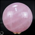 Natuurlijke Rozenkwarts Bol uit Brazilië- 1218.11 g, Verzamelen, Mineralen en Fossielen
