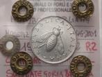 Italië, Republiek 2 Lire 1953 Ulivo - errore di coniazione